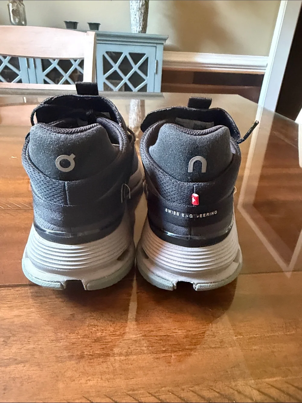 On Cloud Women's Athletic Shoes in Charcoal Gray
